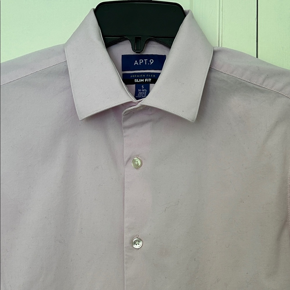 Apt. 9 Men's Small Soft Pink Button-Up Shirt - Picture 7 of 8